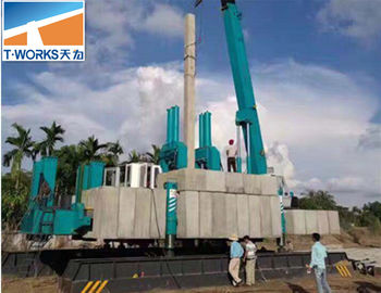 No Pollution Hydraulic Press In Pile Driver For Concrete Pile Foundation