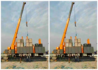 High Speed Hydraulic Static Pile Driver 141KW Piling Power Unique Design For Construction