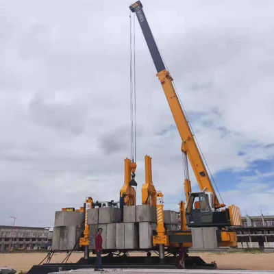 High Speed Hydraulic Sheet Pile Driver ZYC Series With Pushing Cylinder For Spun Pile